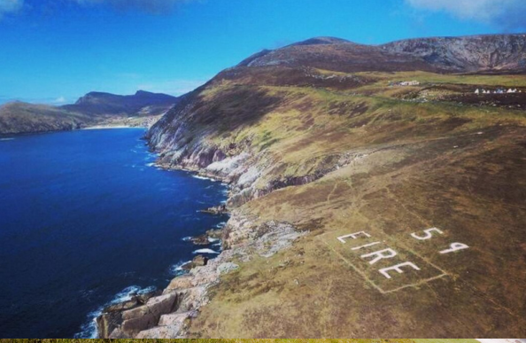WW2 Eire 59 sign in Keelwest